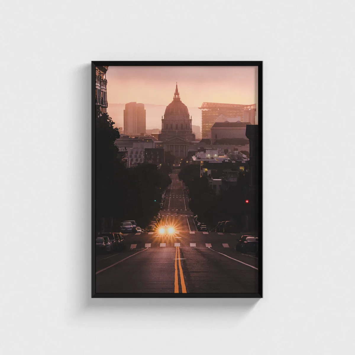 City Lights On The Road