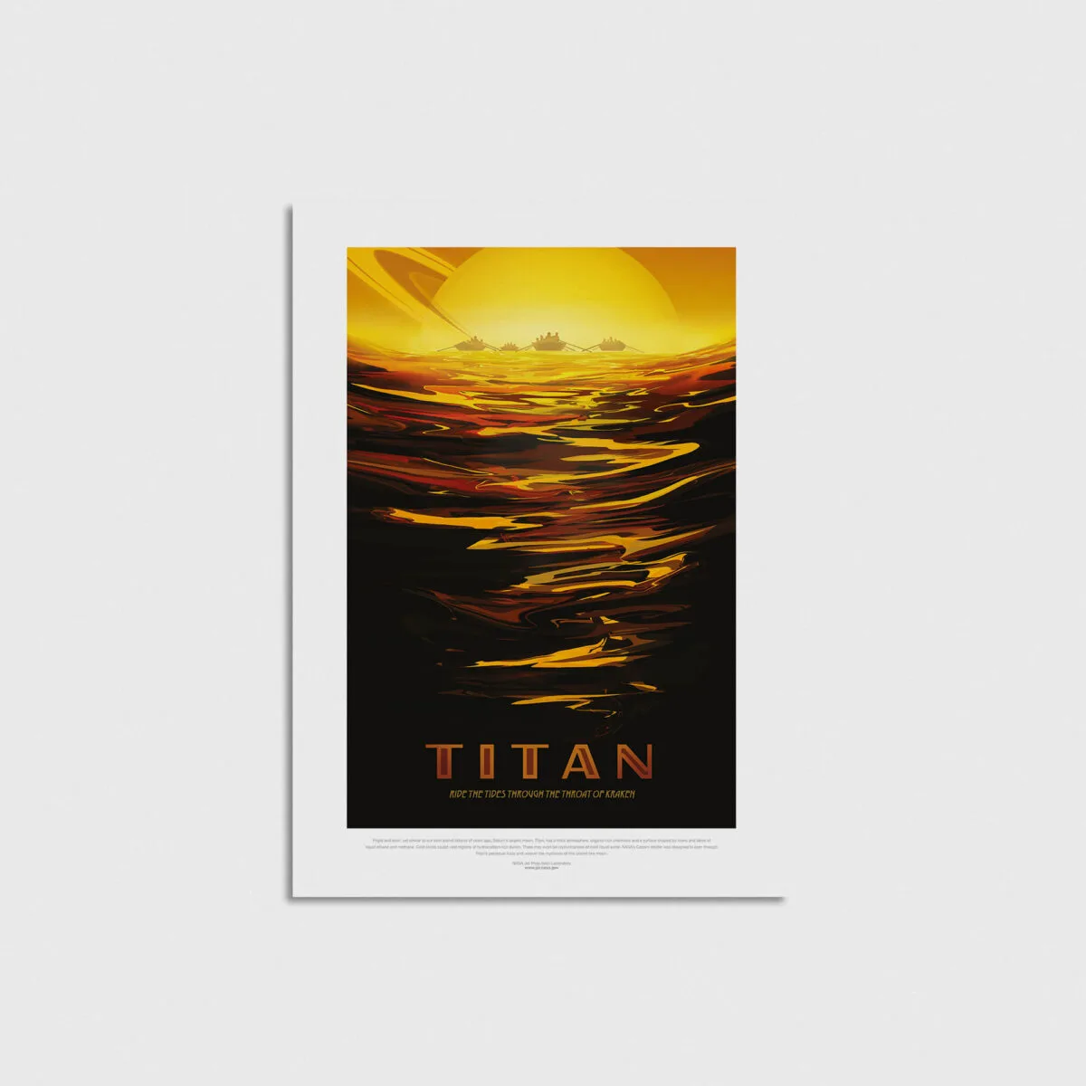 NASA - Titan - Ride the Tides Through the Throat of Kraken - Görsel 3