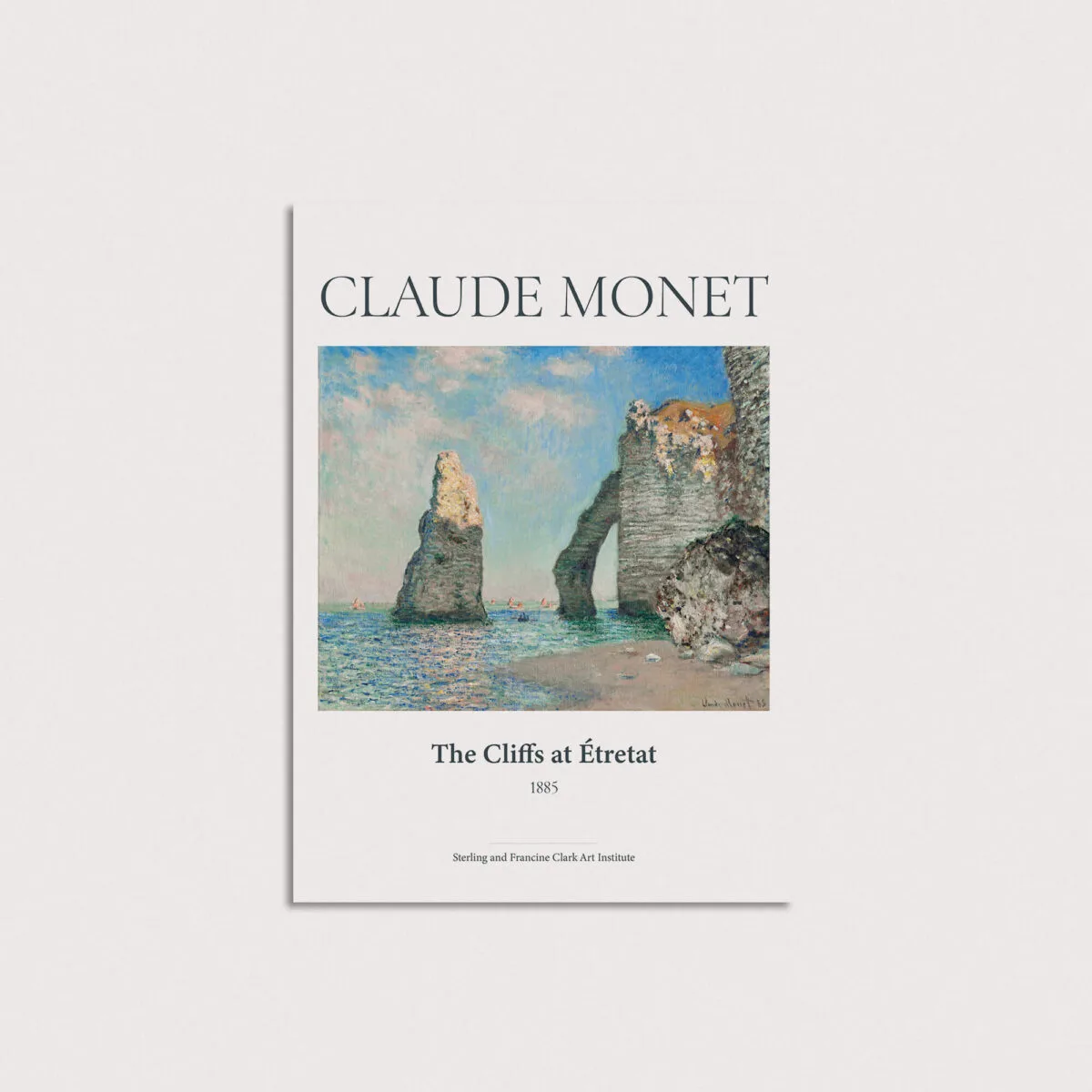 Claude Monet - The Cliffs at Etretat - Görsel 3