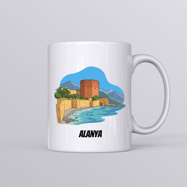Alanya Kalesi Mug Kupa Bardak