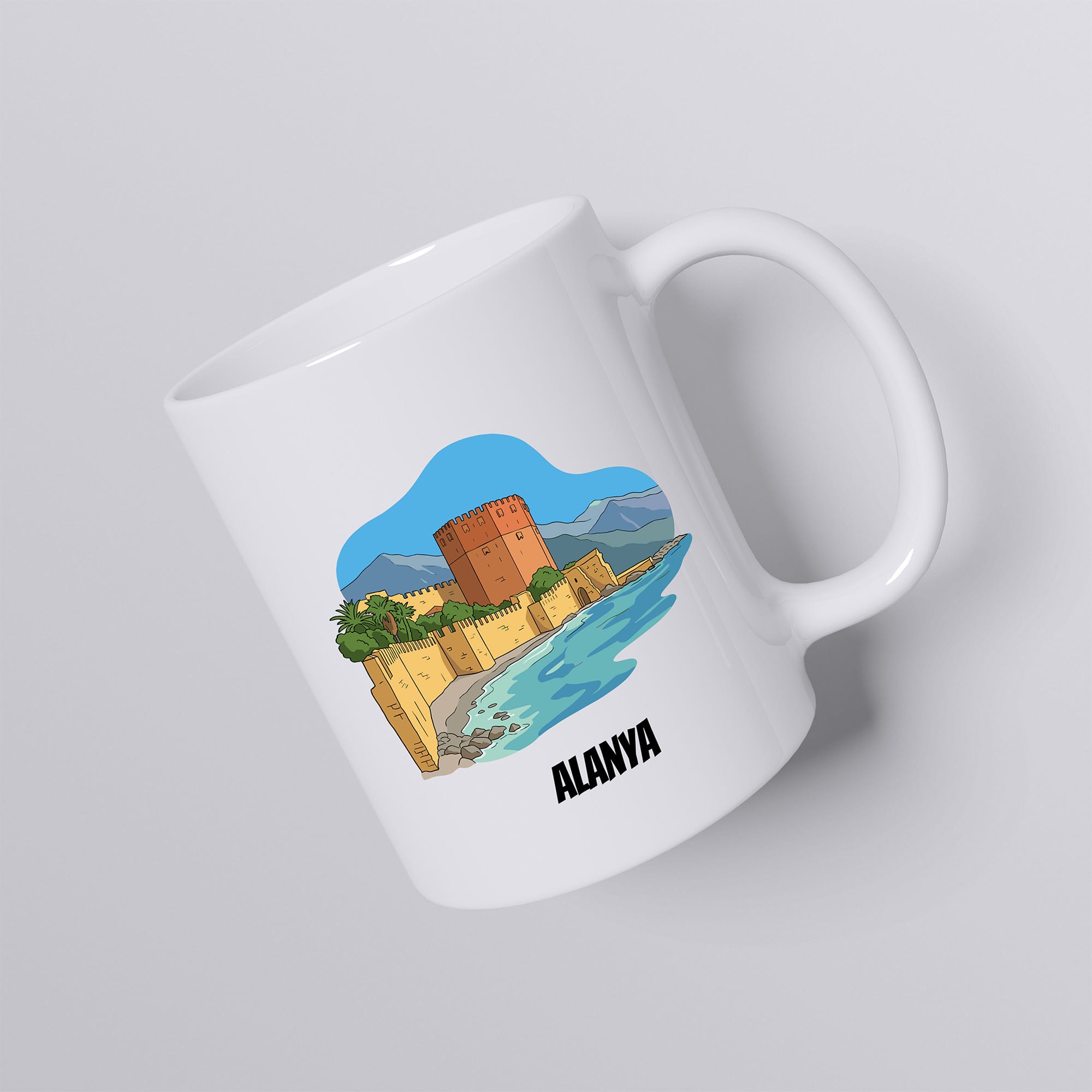Alanya Kalesi Mug Kupa Bardak