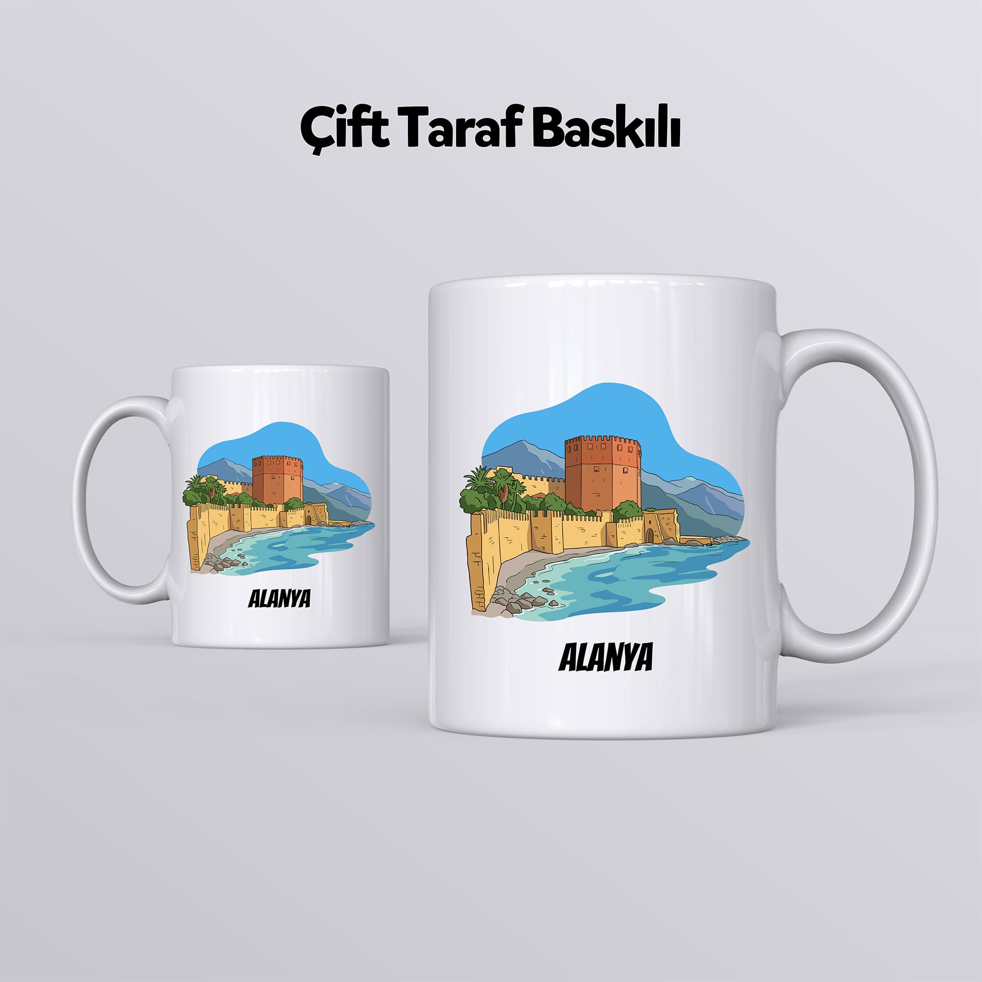 Alanya Kalesi Mug Kupa Bardak