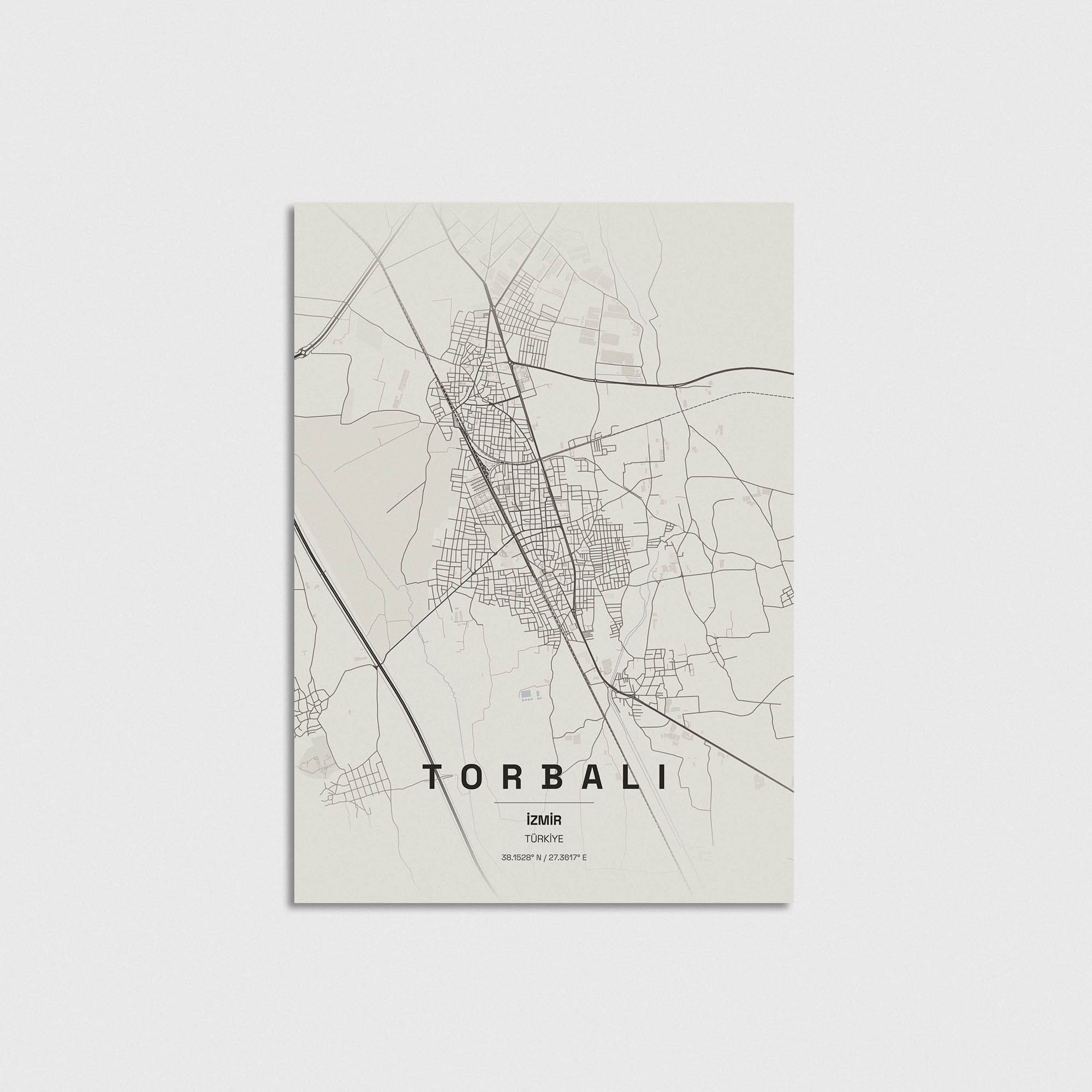 İzmir Torbalı İlçe Haritası Posteri - Görsel 3