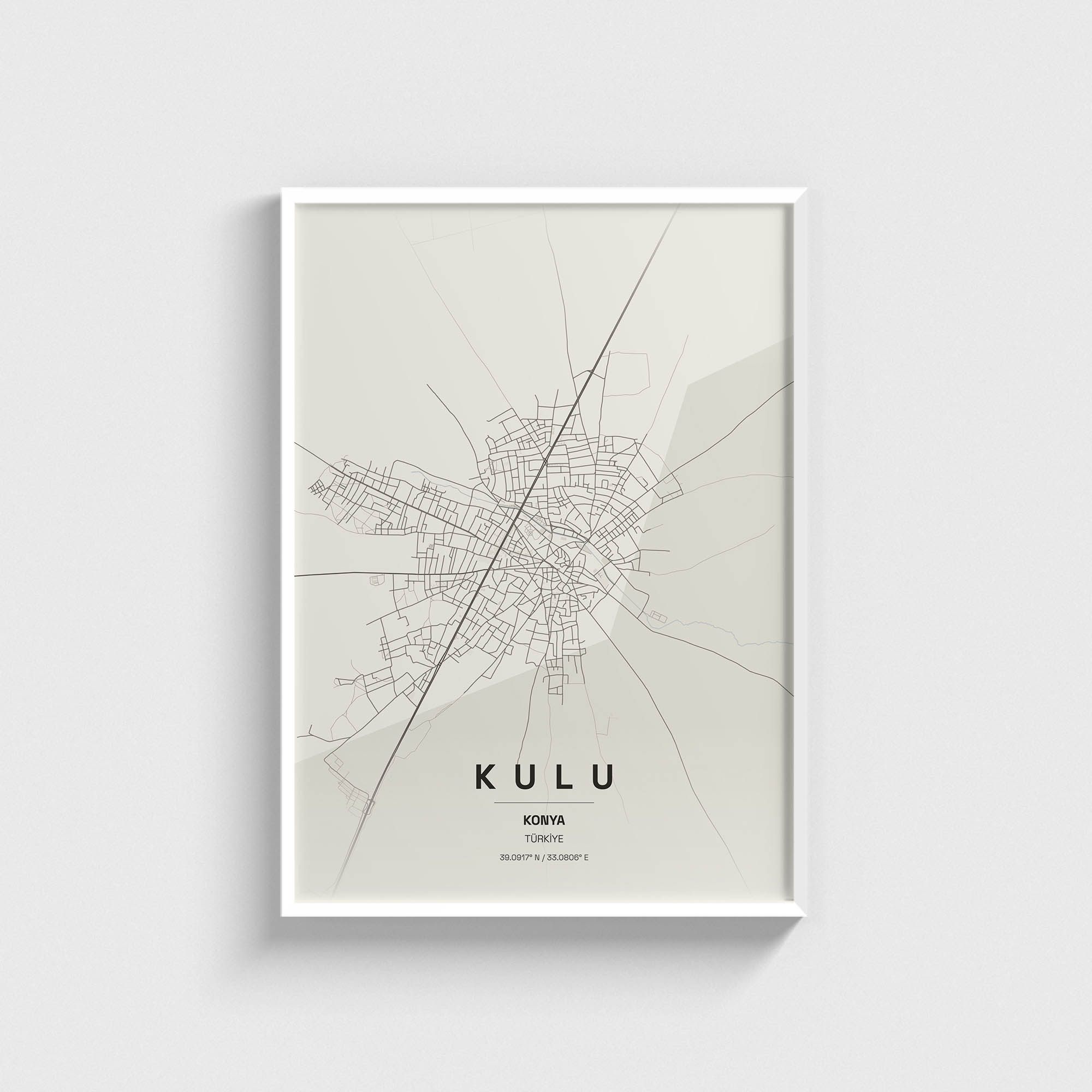Konya Kulu İlçe Haritası Posteri - Görsel 2