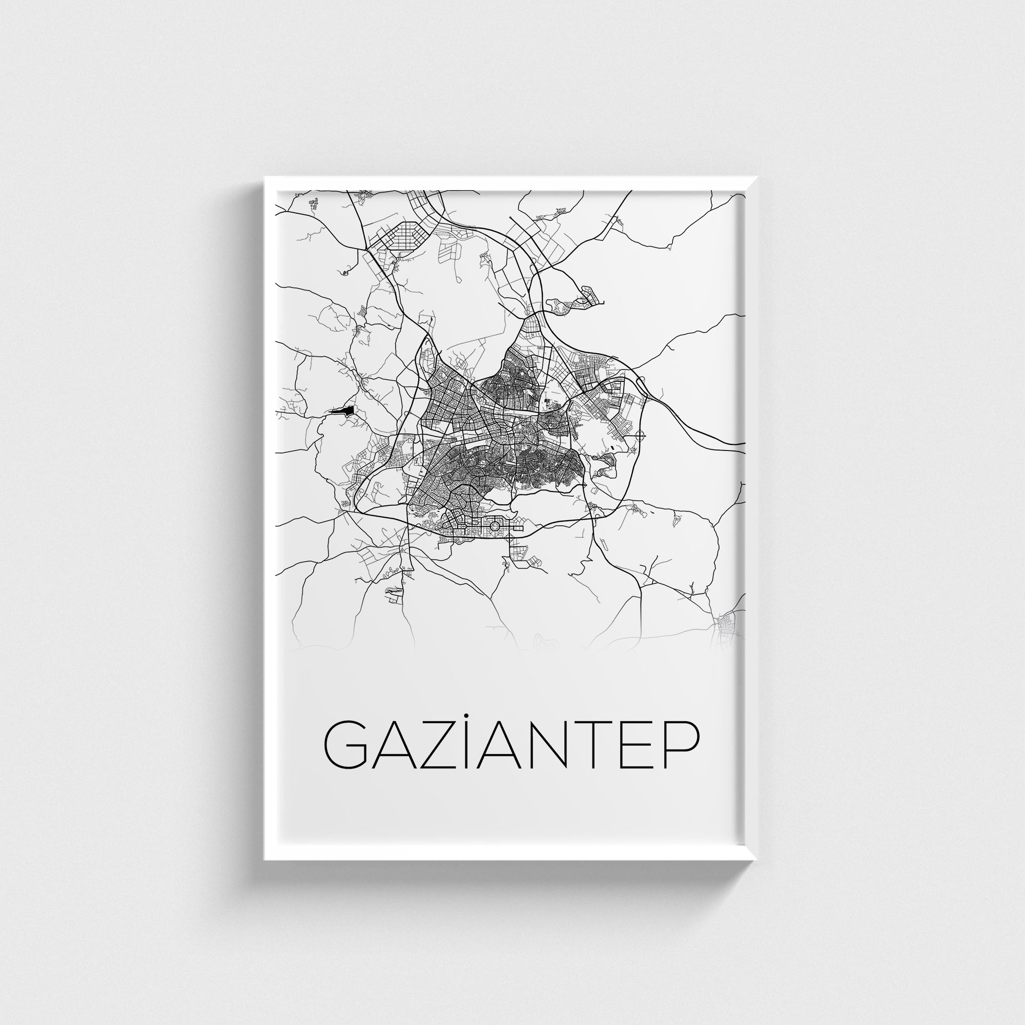 Gaziantep Şehir Haritası - Görsel 2