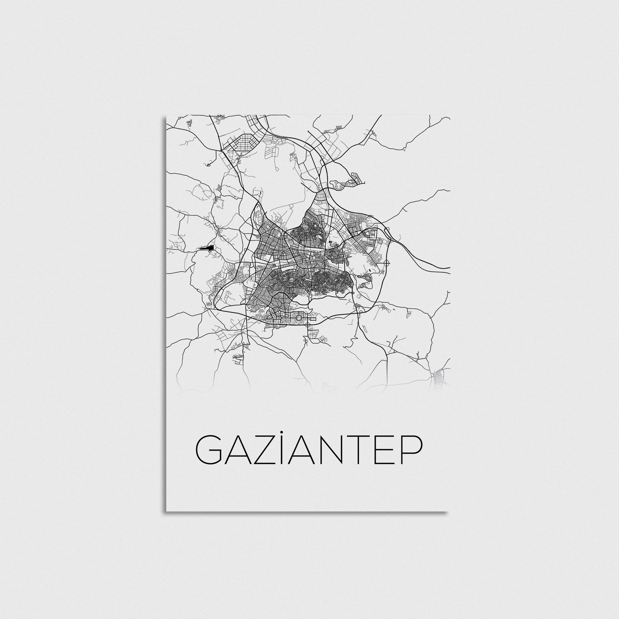 Gaziantep Şehir Haritası - Görsel 3