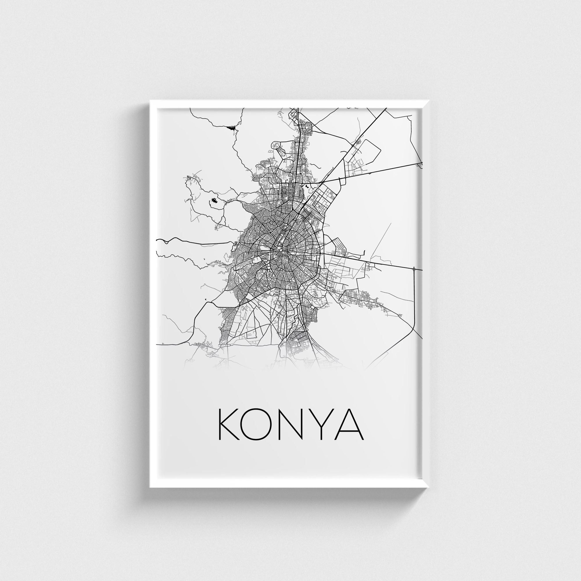 Konya Şehir Haritası - Görsel 2