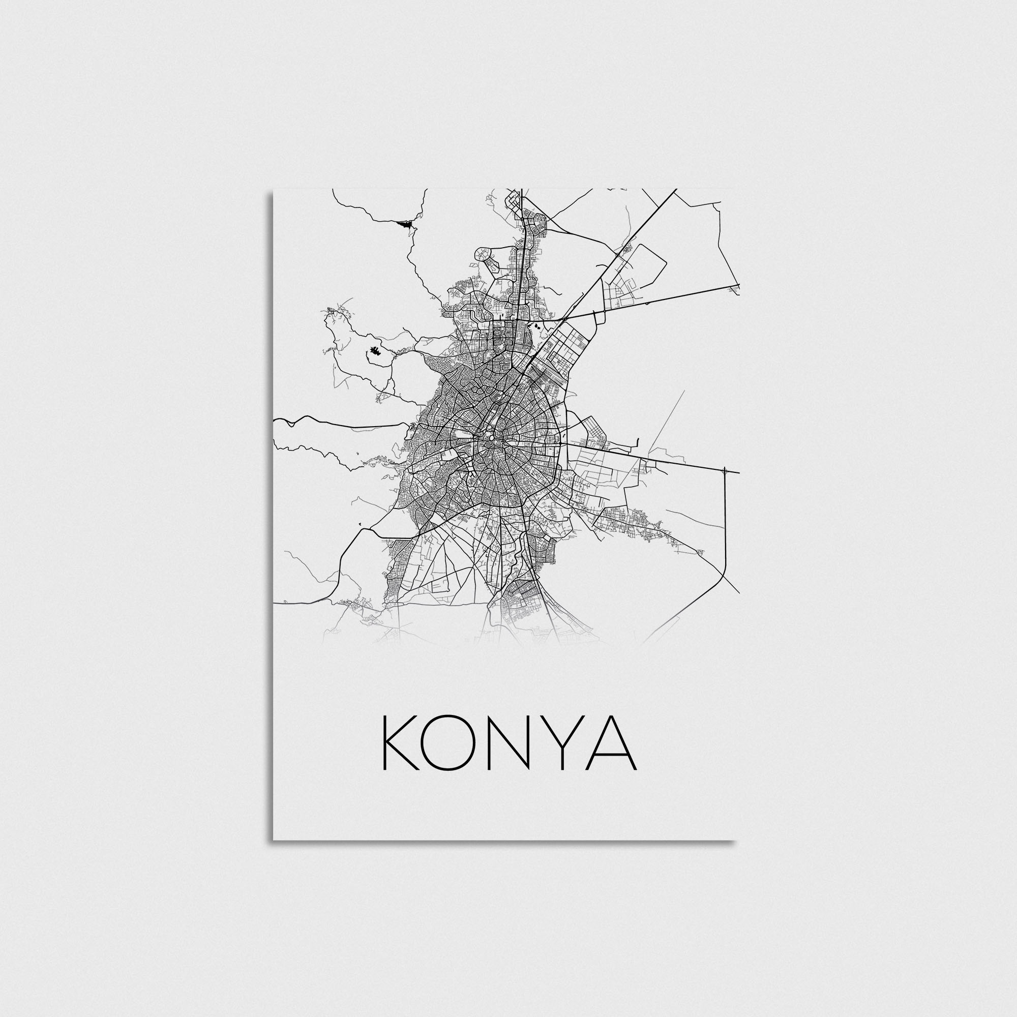 Konya Şehir Haritası - Görsel 3