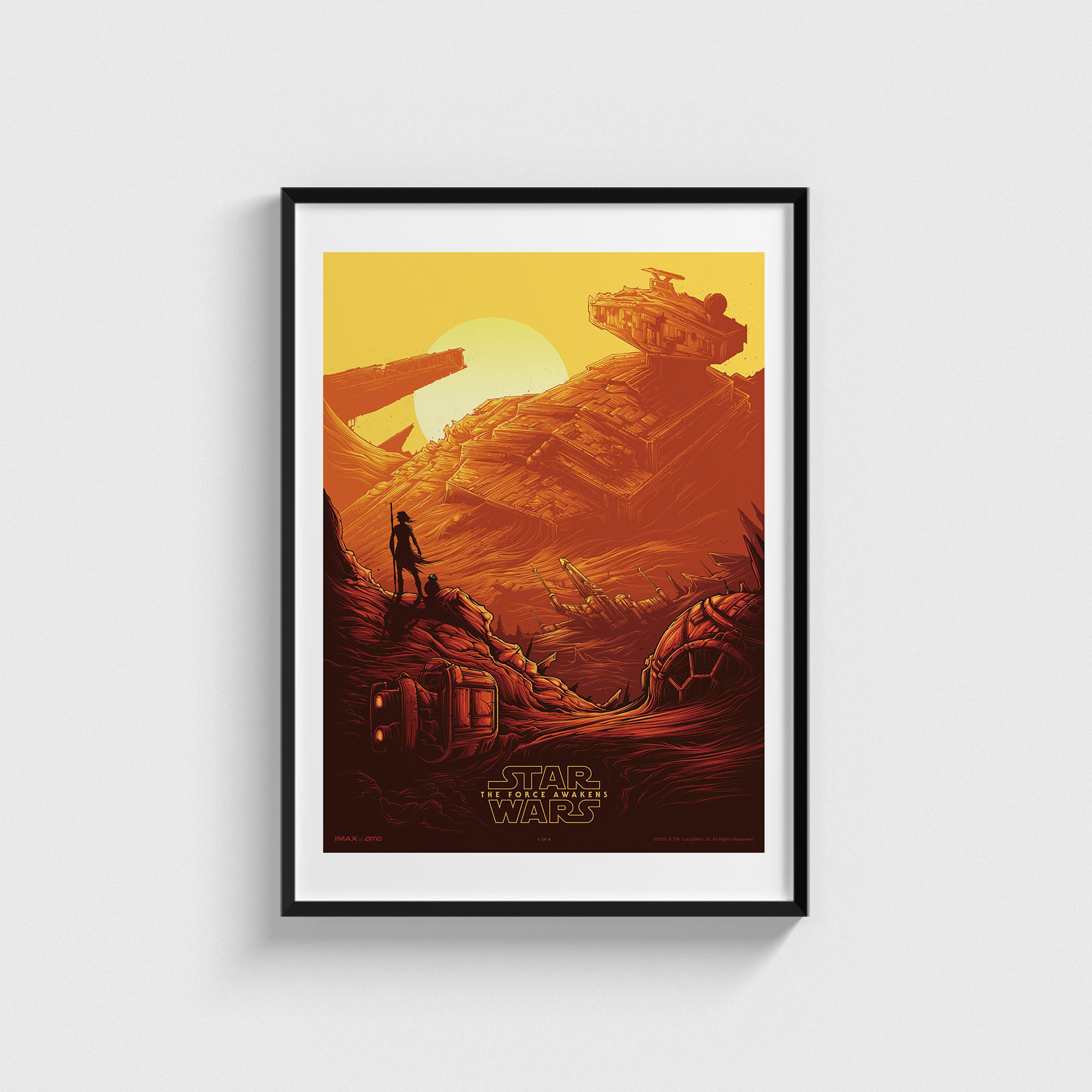 Dune Turuncu Tasarım Film Posteri