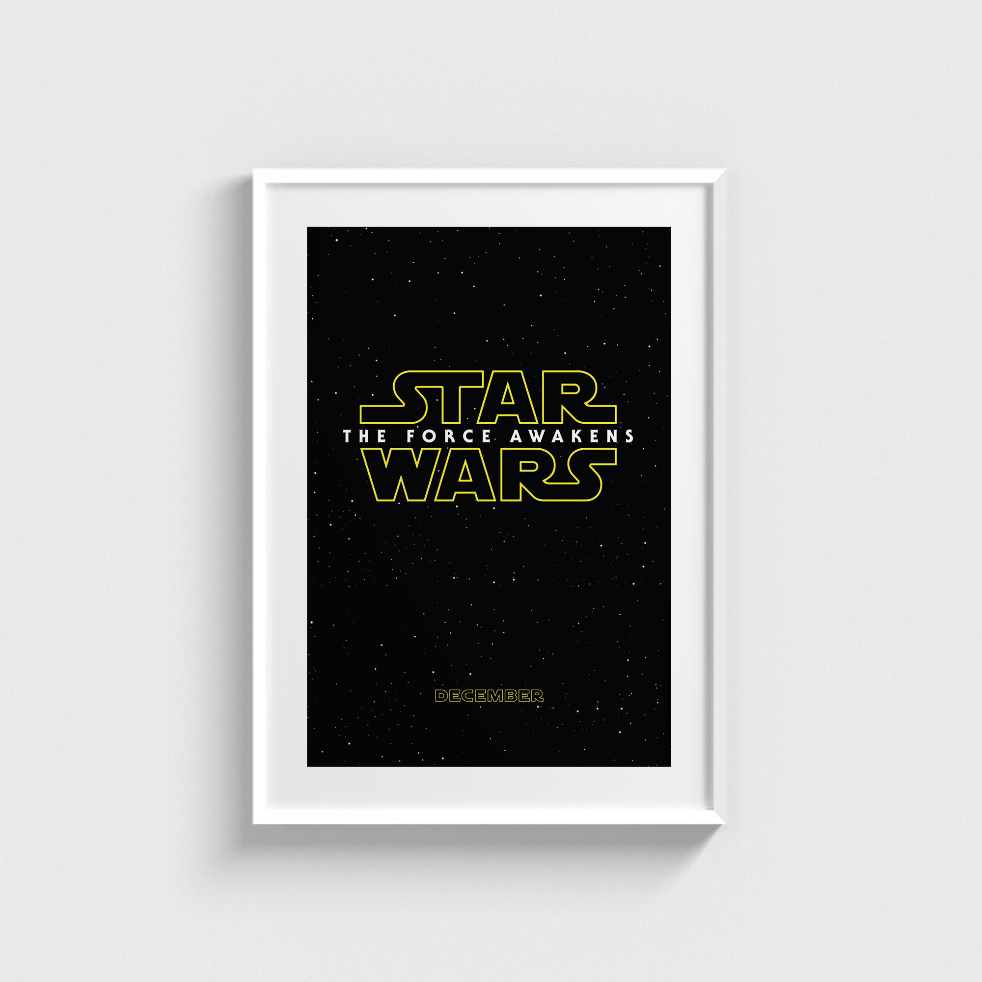 Star Wars The Force Awakens Film Posteri - Görsel 2
