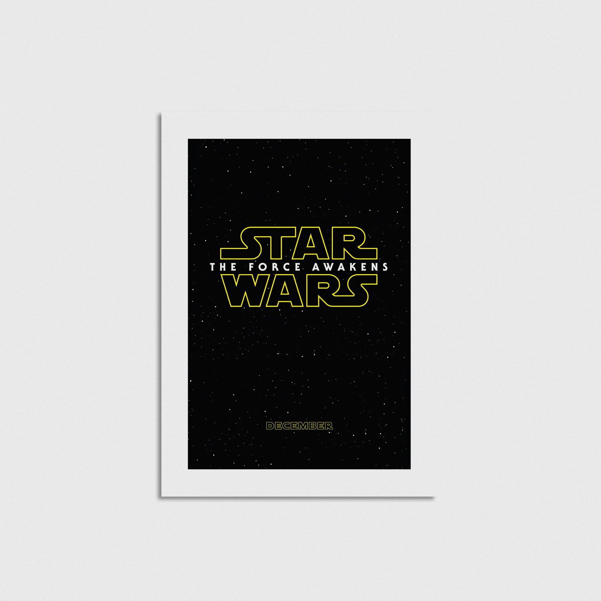 Star Wars The Force Awakens Film Posteri - Görsel 3