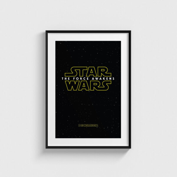 Star Wars The Force Awakens Film Posteri