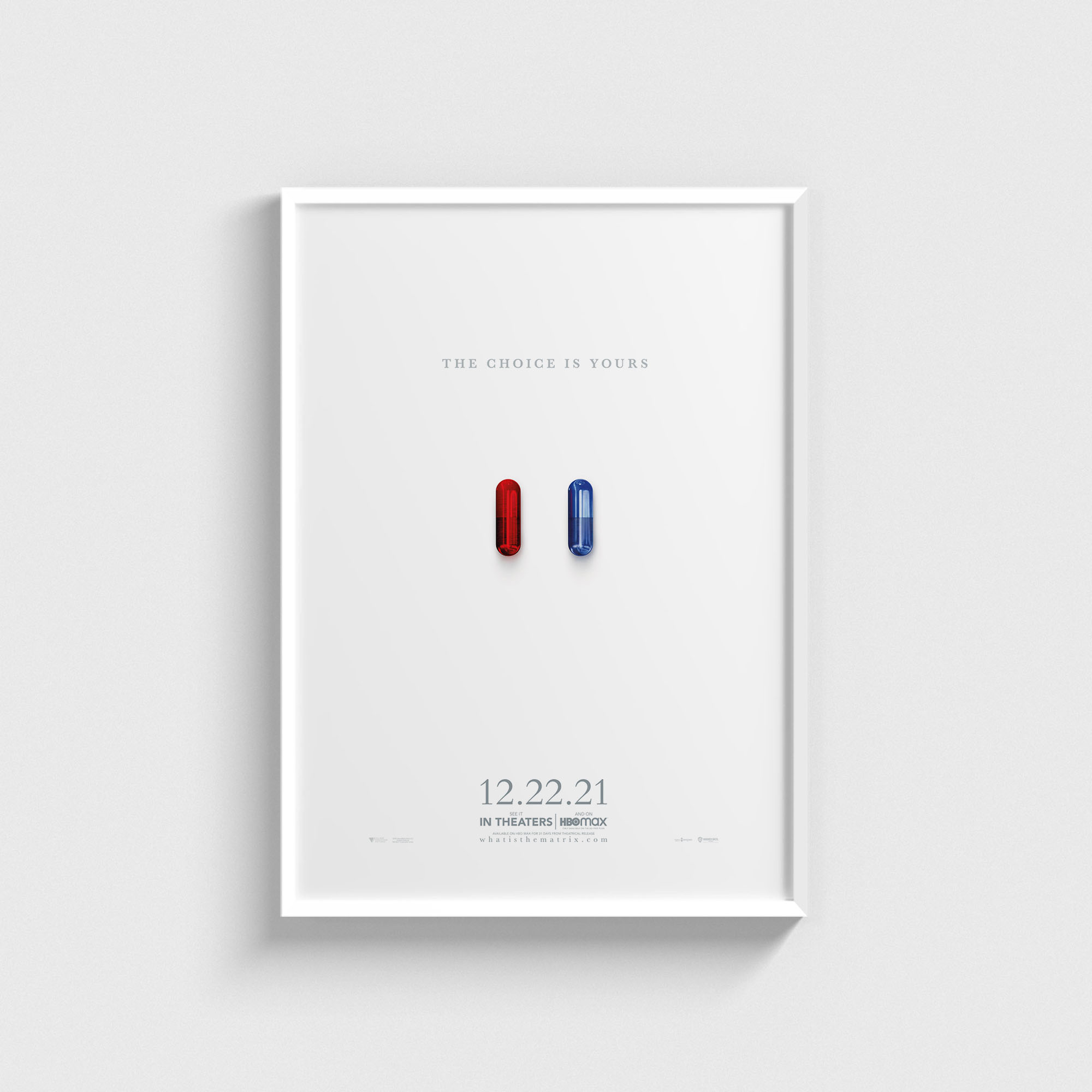The Matrix Resurrections (2021) Minimalist Film Posteri - Görsel 2