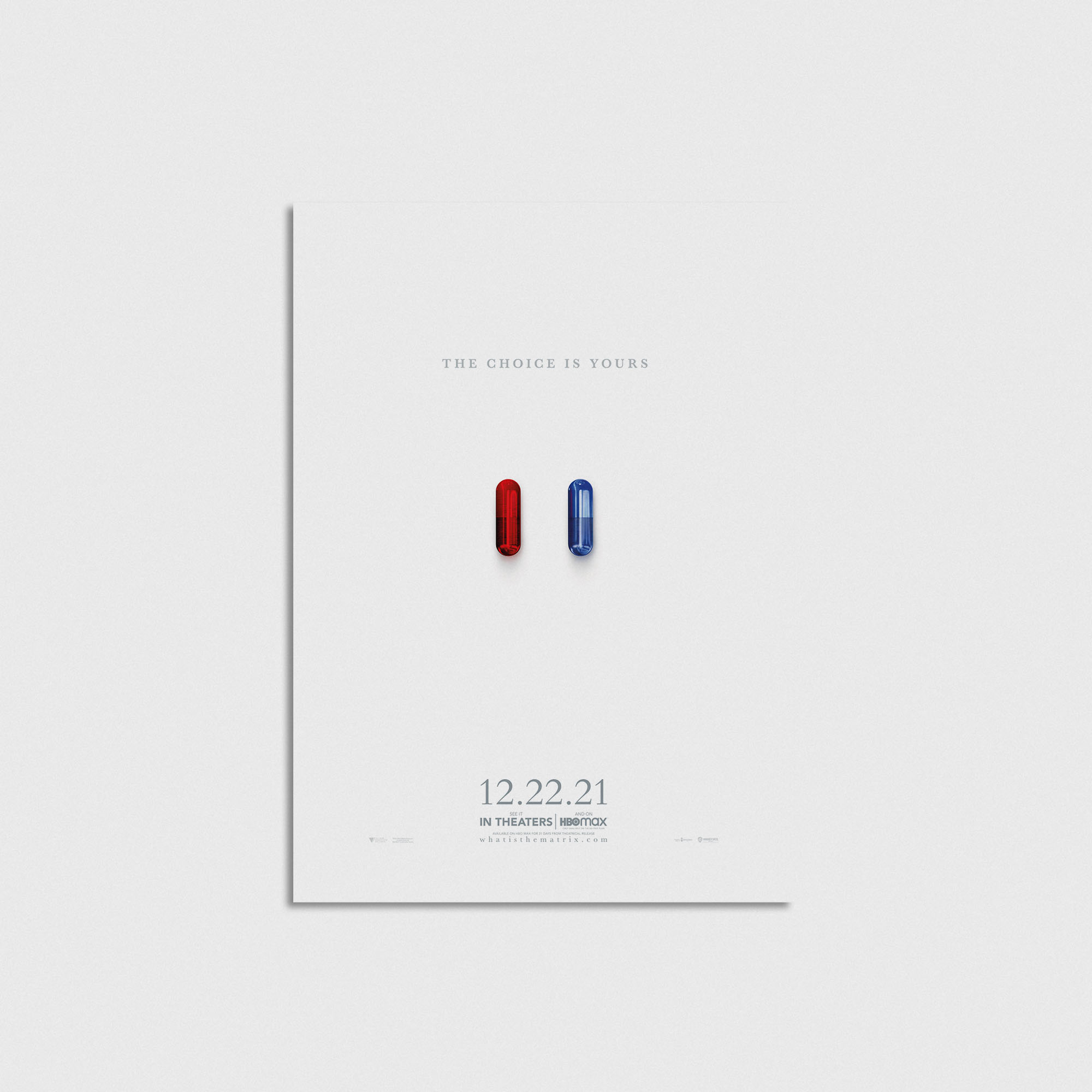 The Matrix Resurrections (2021) Minimalist Film Posteri - Görsel 3