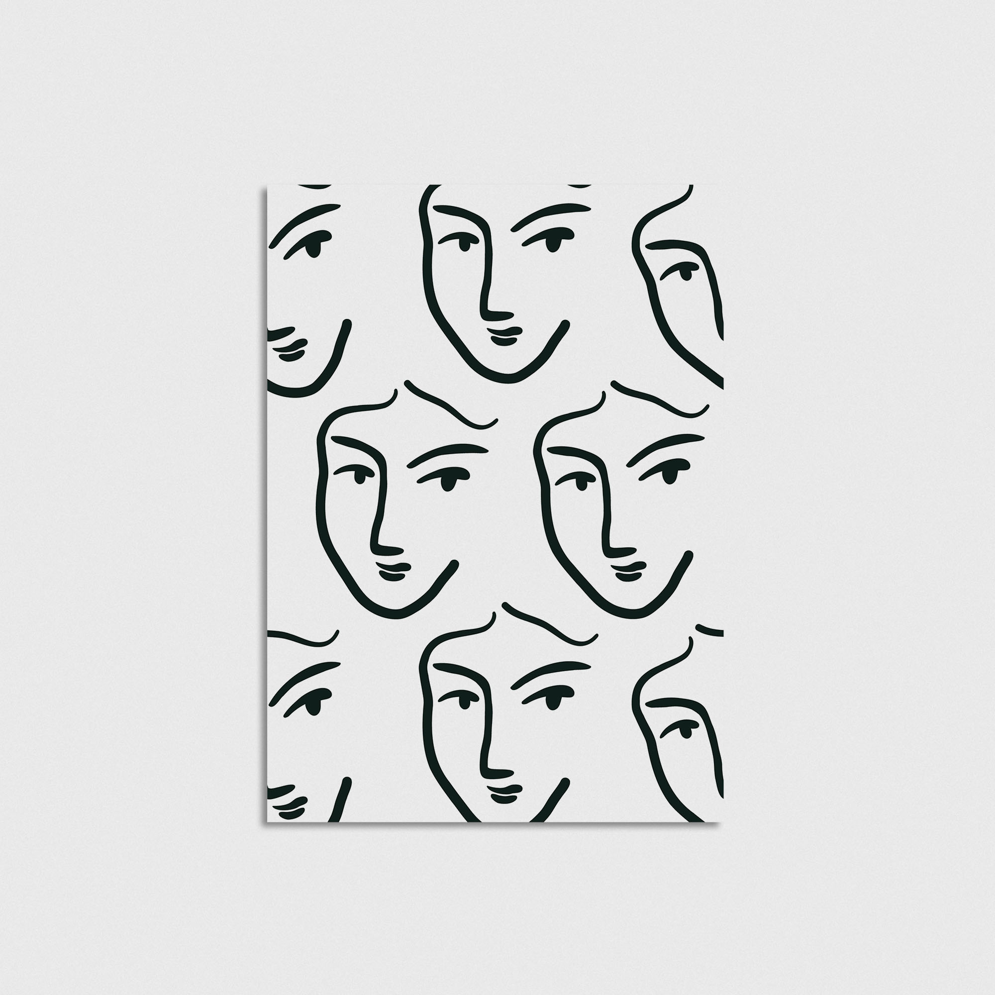 Line Art Yüzler - Görsel 3