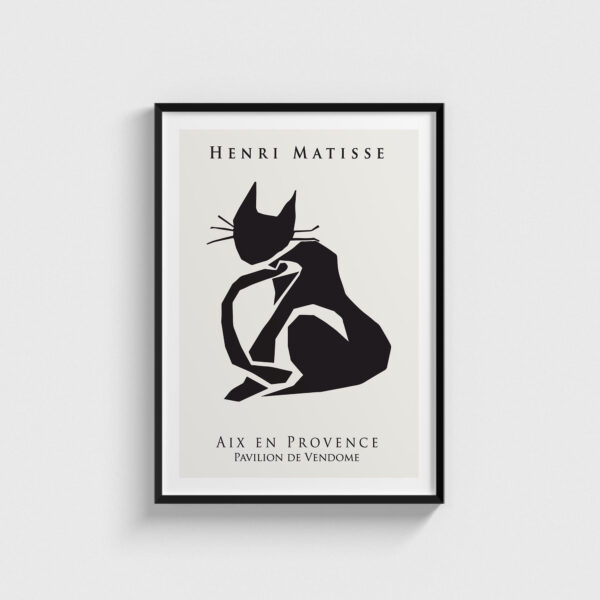 Henri Matisse Siyah Kedi