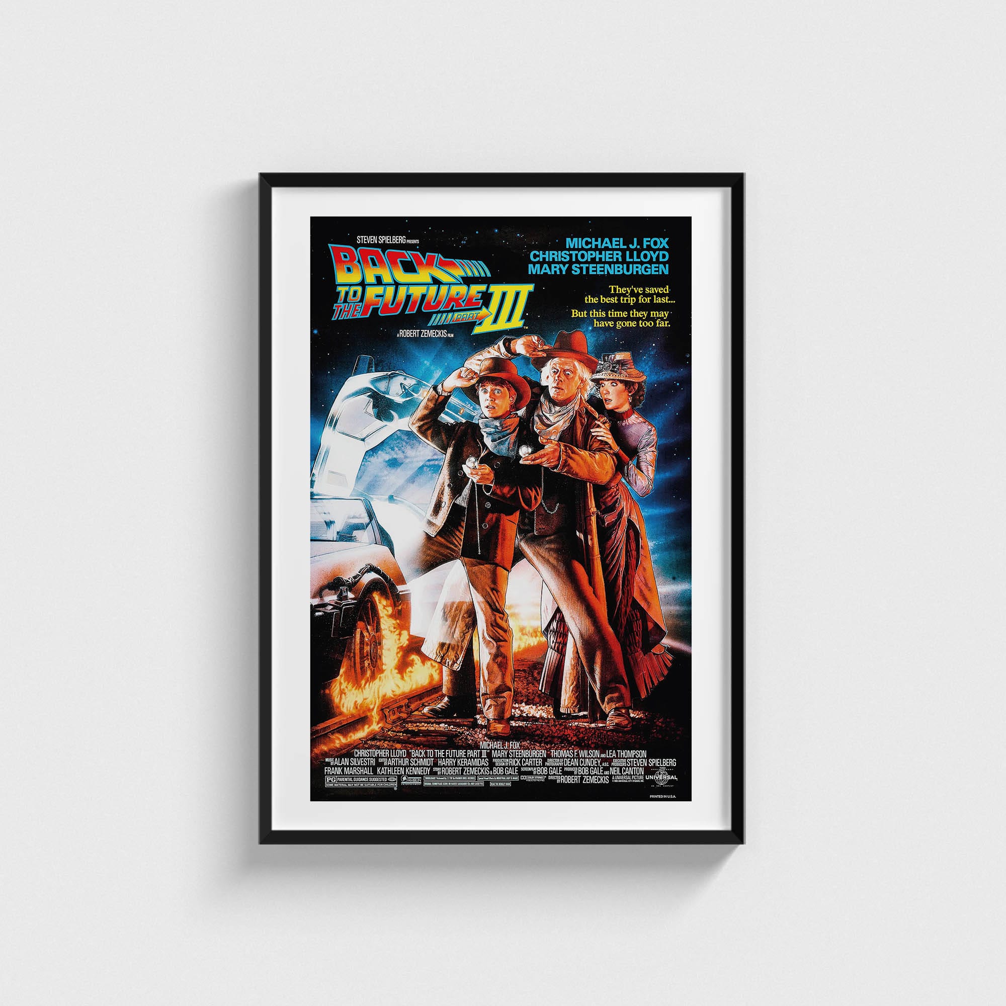 Back to the Future Part III (1990) Film Posteri