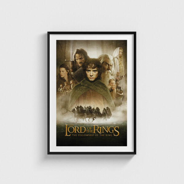 The Lord of the Rings: The Fellowship of the Ring (2001) Film Posteri