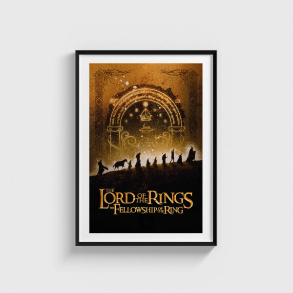The Lord of the Rings: The Fellowship of the Ring (2001) Film Posteri