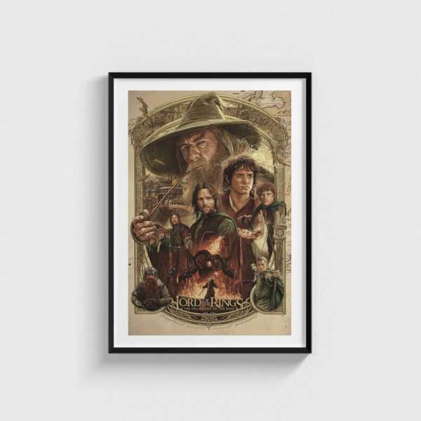 The Lord of the Rings: The Fellowship of the Ring (2001) Film Posteri