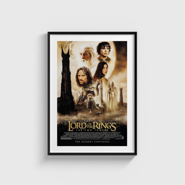 The Lord of the Rings: The Two Towers (2002) Film Posteri