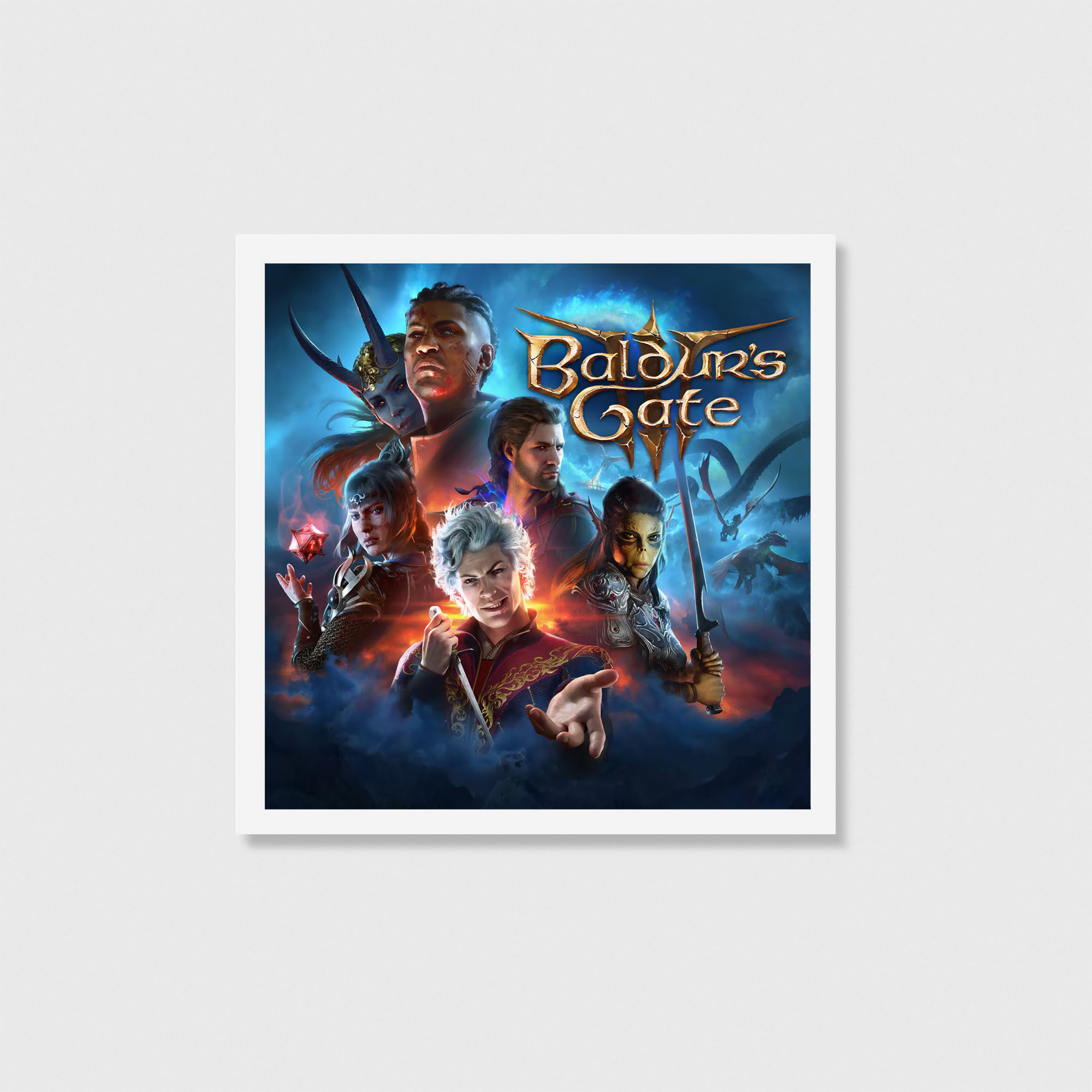 Baldur's Gate 3 Oyun Posteri Oyuncu Dekoru Gamer Decor - Görsel 2