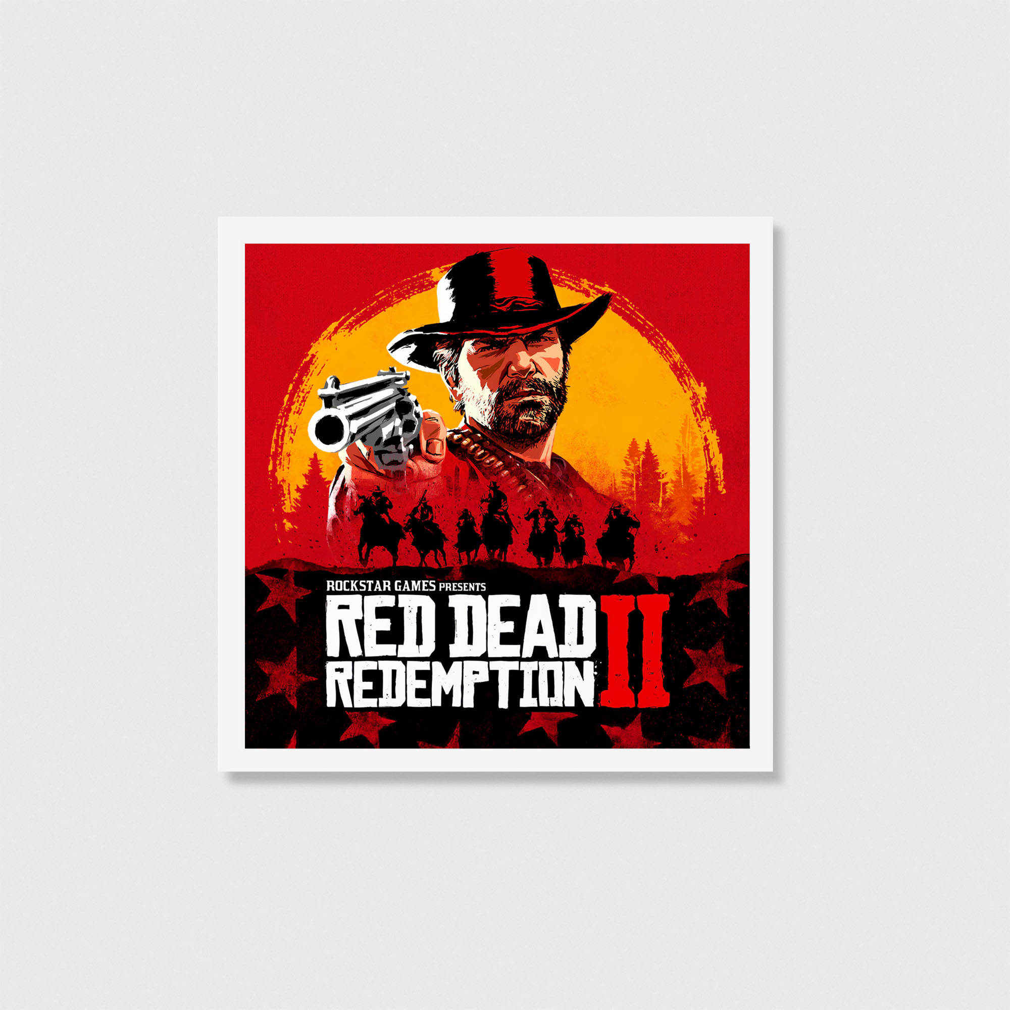 Red Dead Redemption 2 Oyun Posteri Oyuncu Dekoru Gamer Decor - Görsel 2