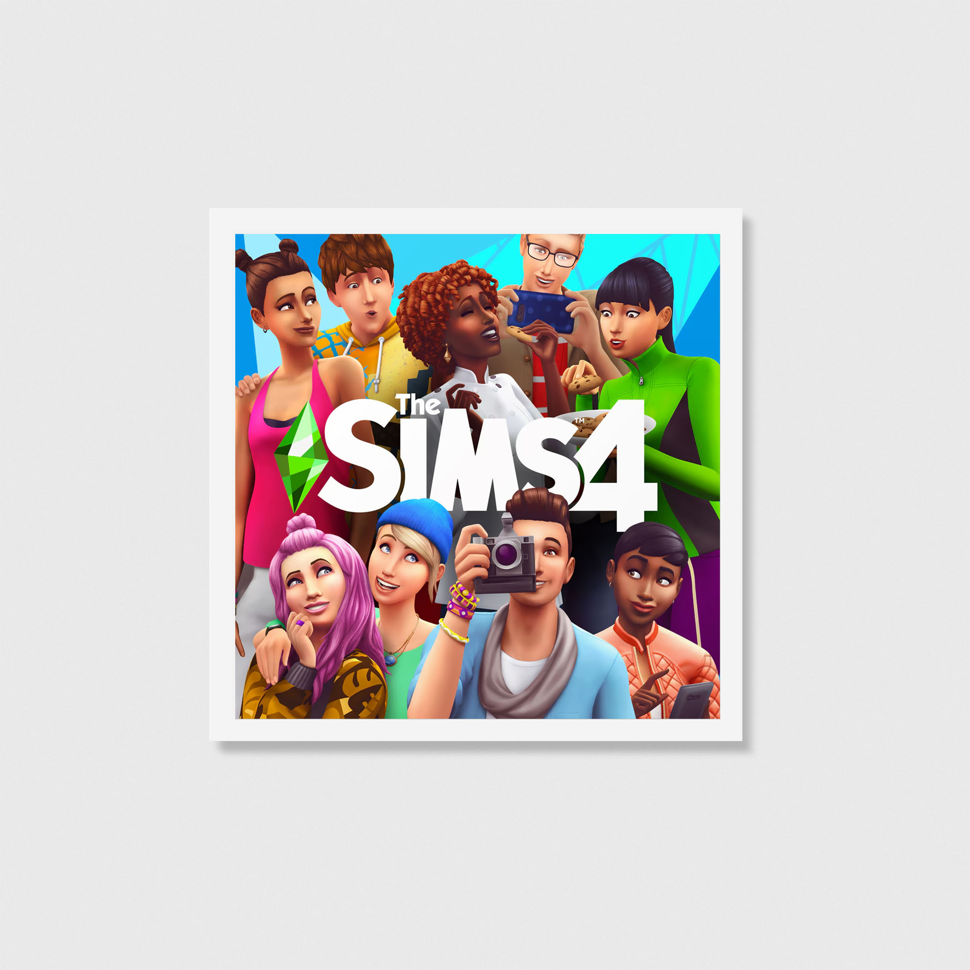 The Sims 4 Oyun Posteri Oyuncu Dekoru Gamer Decor - Görsel 2