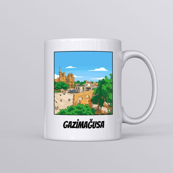 Gazimağusa Namık Kemal Meydanı Kupa Kıbrıs Hediyelik Eşya