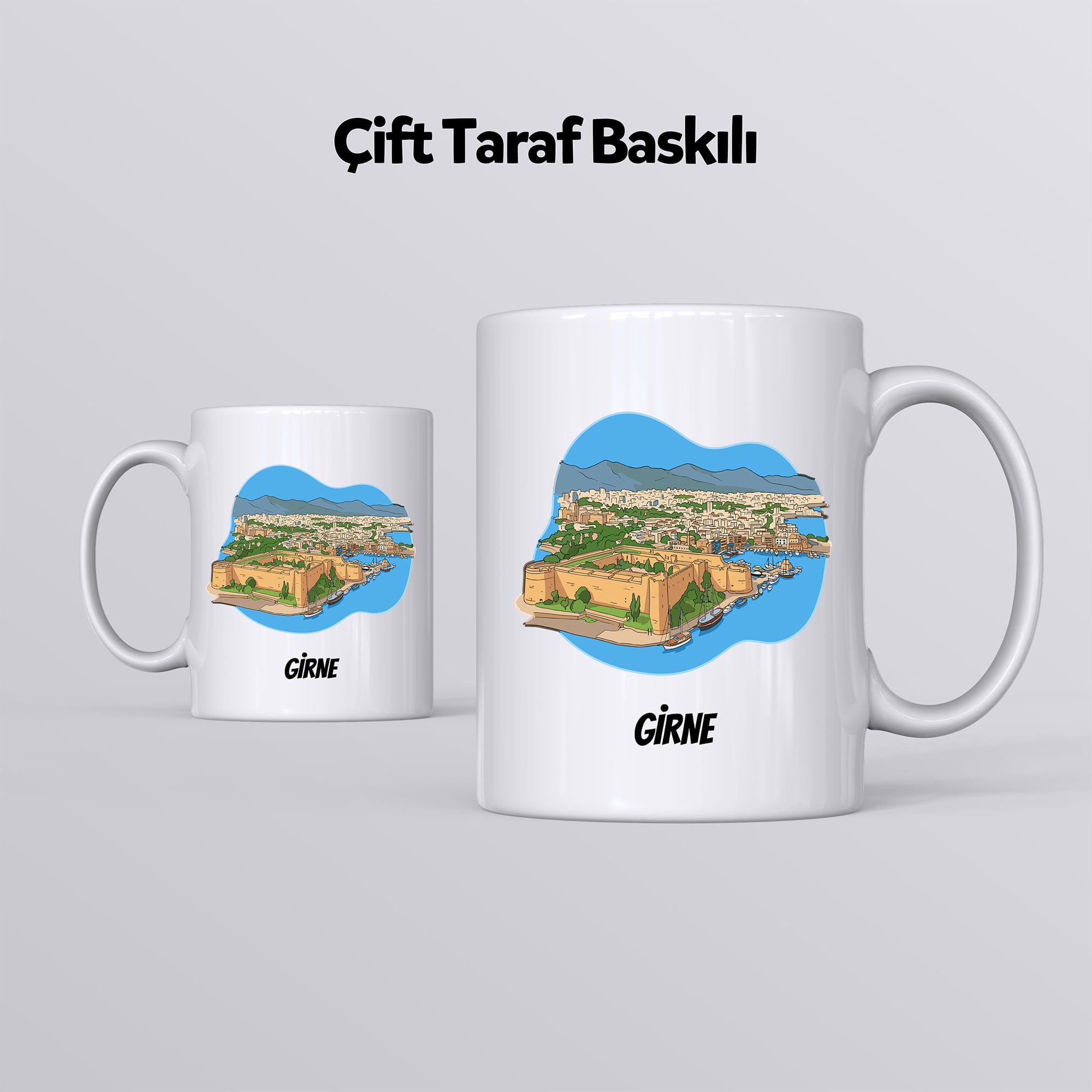 Girne Antik Limanı Kupa - Kıbrıs Hediyelik Eşya