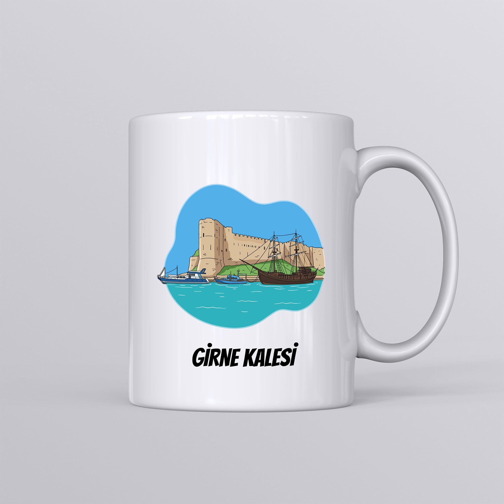 Girne Kalesi Kupa Kıbrıs Hediyelik Eşya
