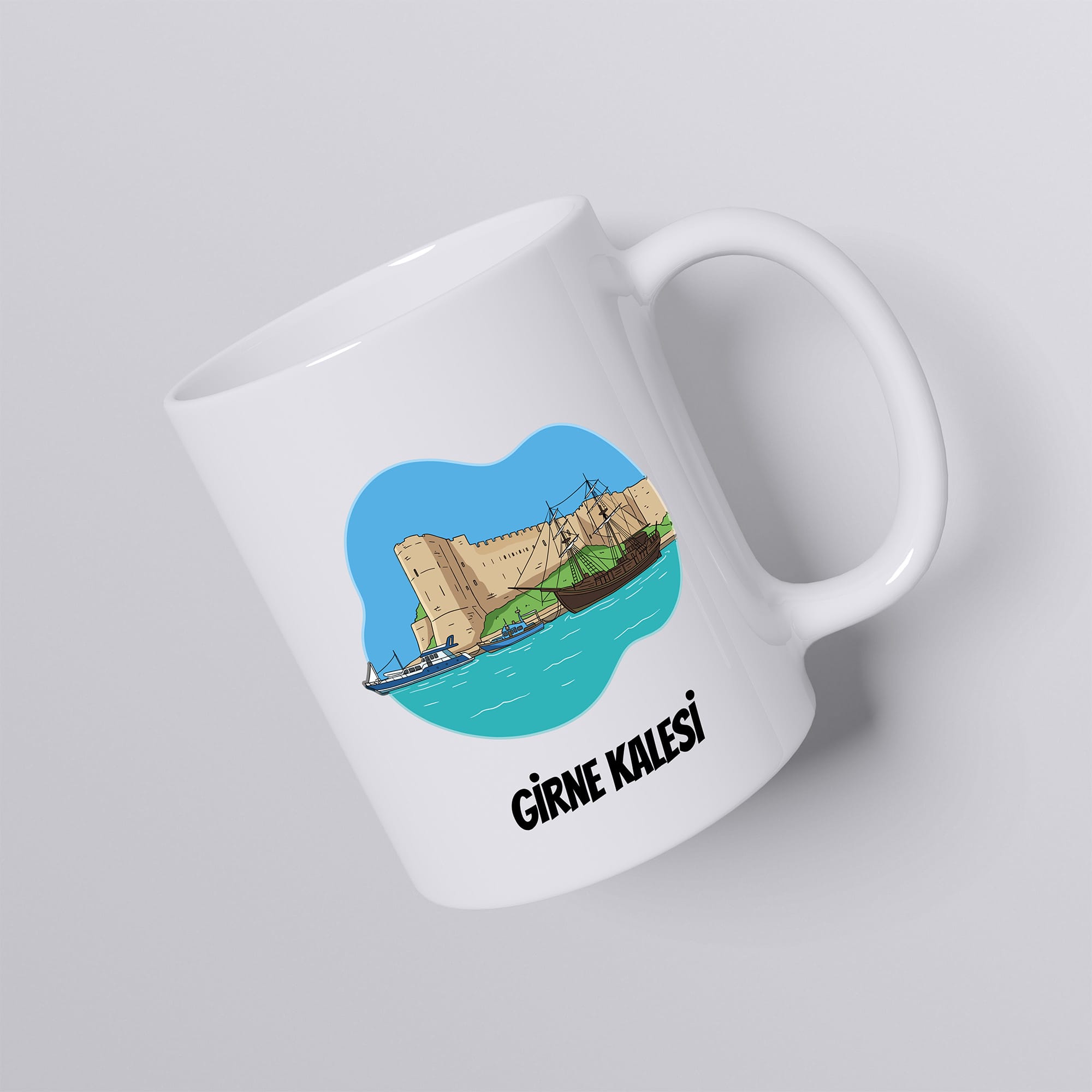 Girne Kalesi Kupa Kıbrıs Hediyelik Eşya