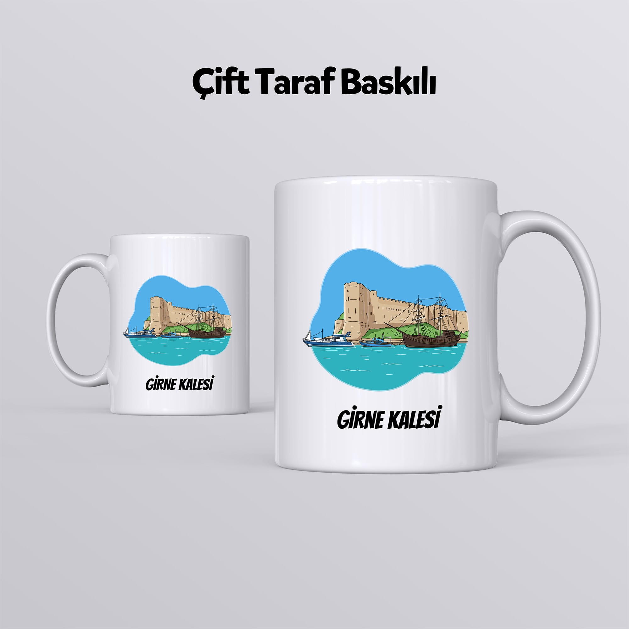 Girne Kalesi Kupa Kıbrıs Hediyelik Eşya