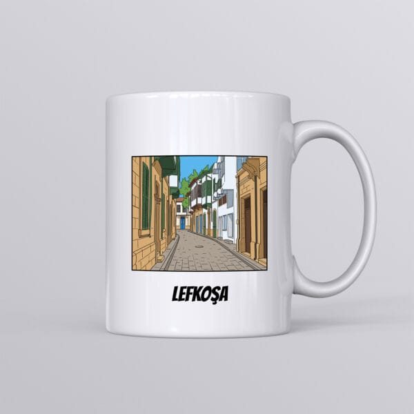 Lefkoşa Sokakları Kupa - Kıbrıs Hediyelik Eşya