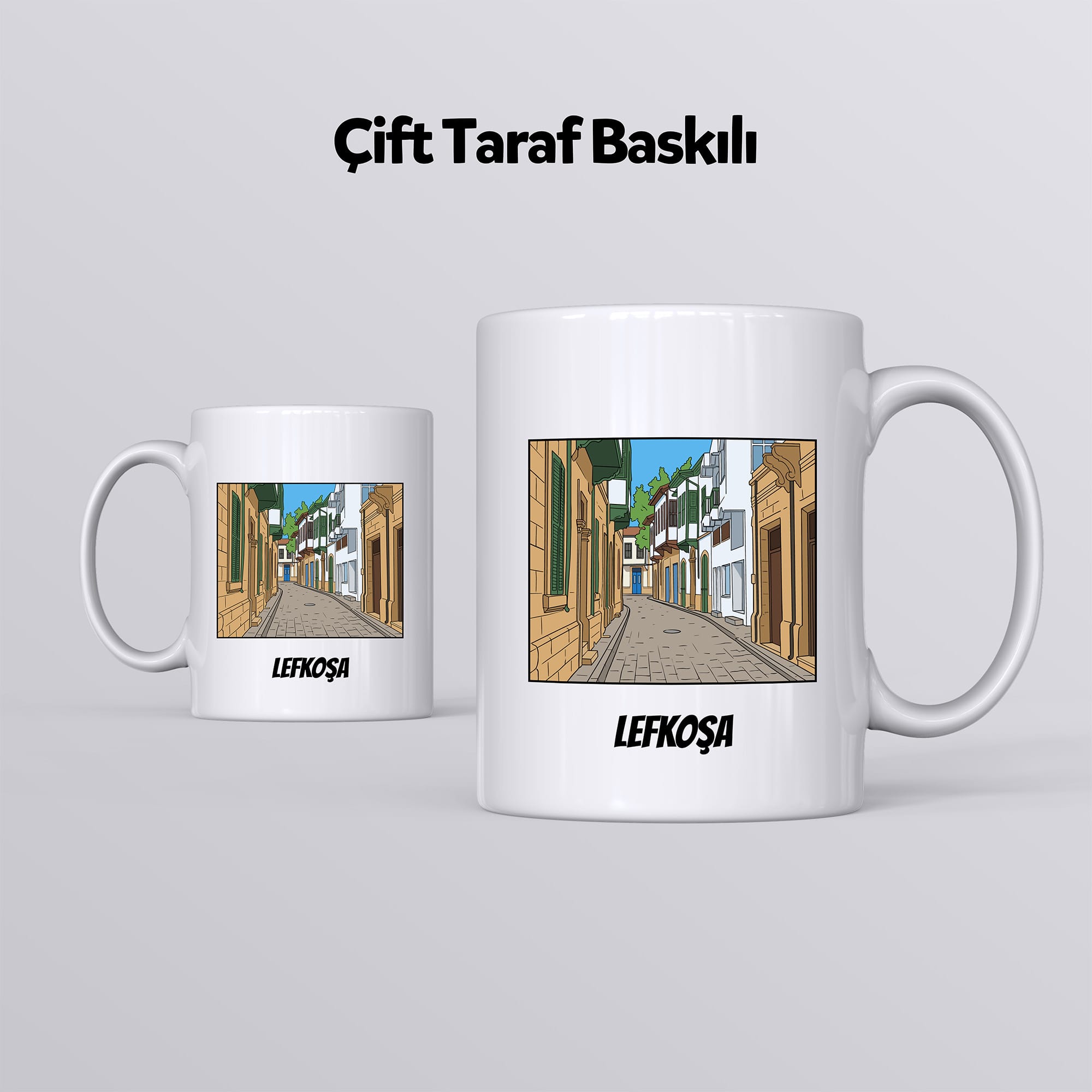 Lefkoşa Sokakları Kupa - Kıbrıs Hediyelik Eşya