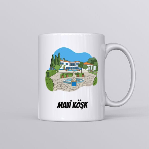 Mavi Köşk Kupa - Kıbrıs Hediyelik Eşya