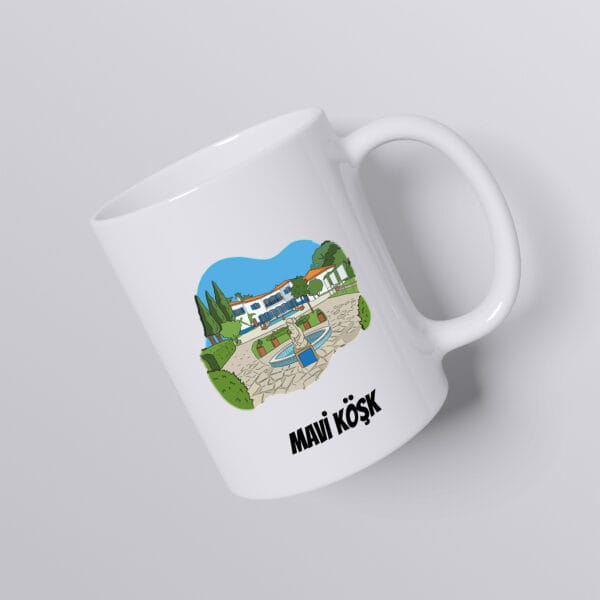 Mavi Köşk Kupa - Kıbrıs Hediyelik Eşya