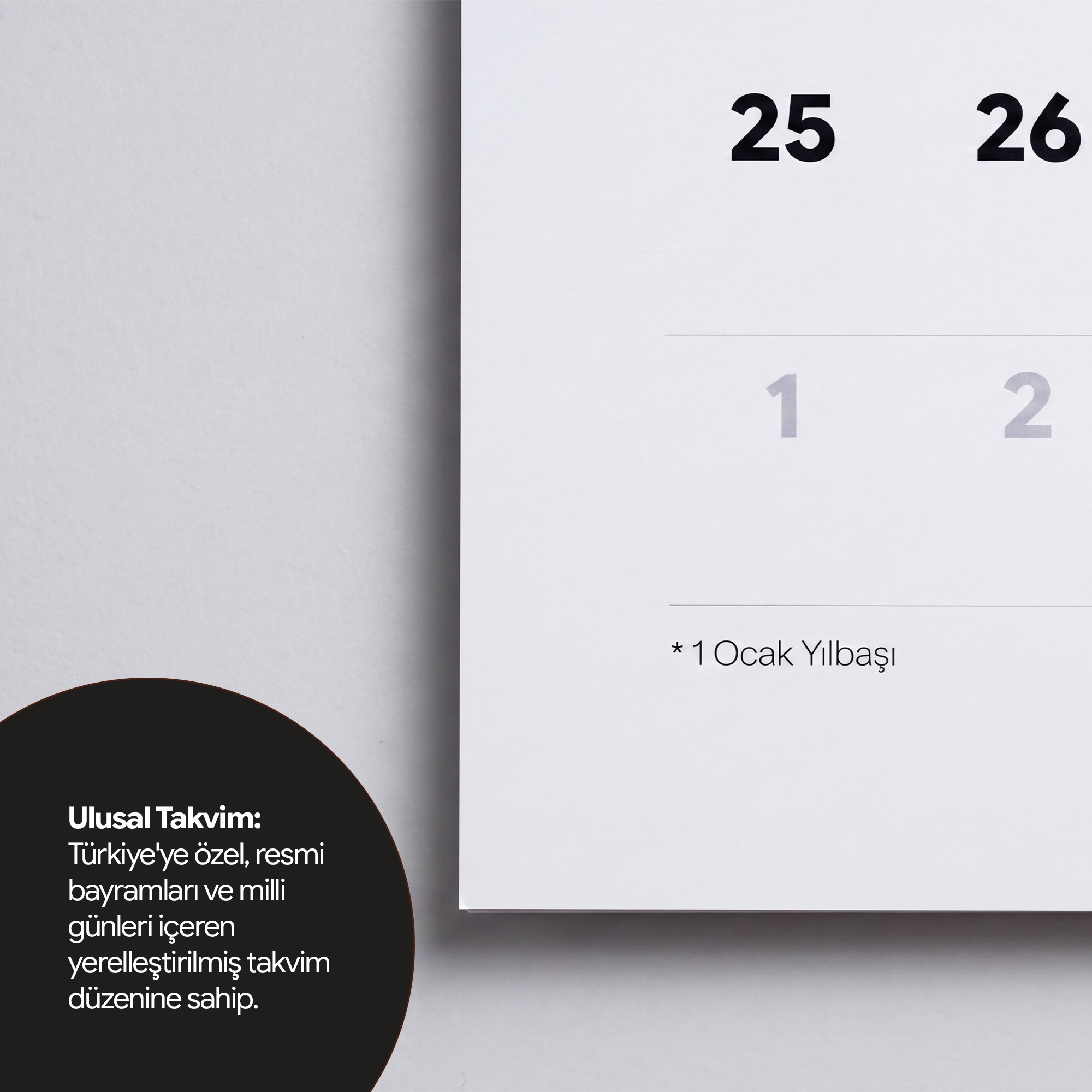 PlanCORE™ Wall Calendar Refill - 2027 Duvar Takvimi Yaprakları - Görsel 5