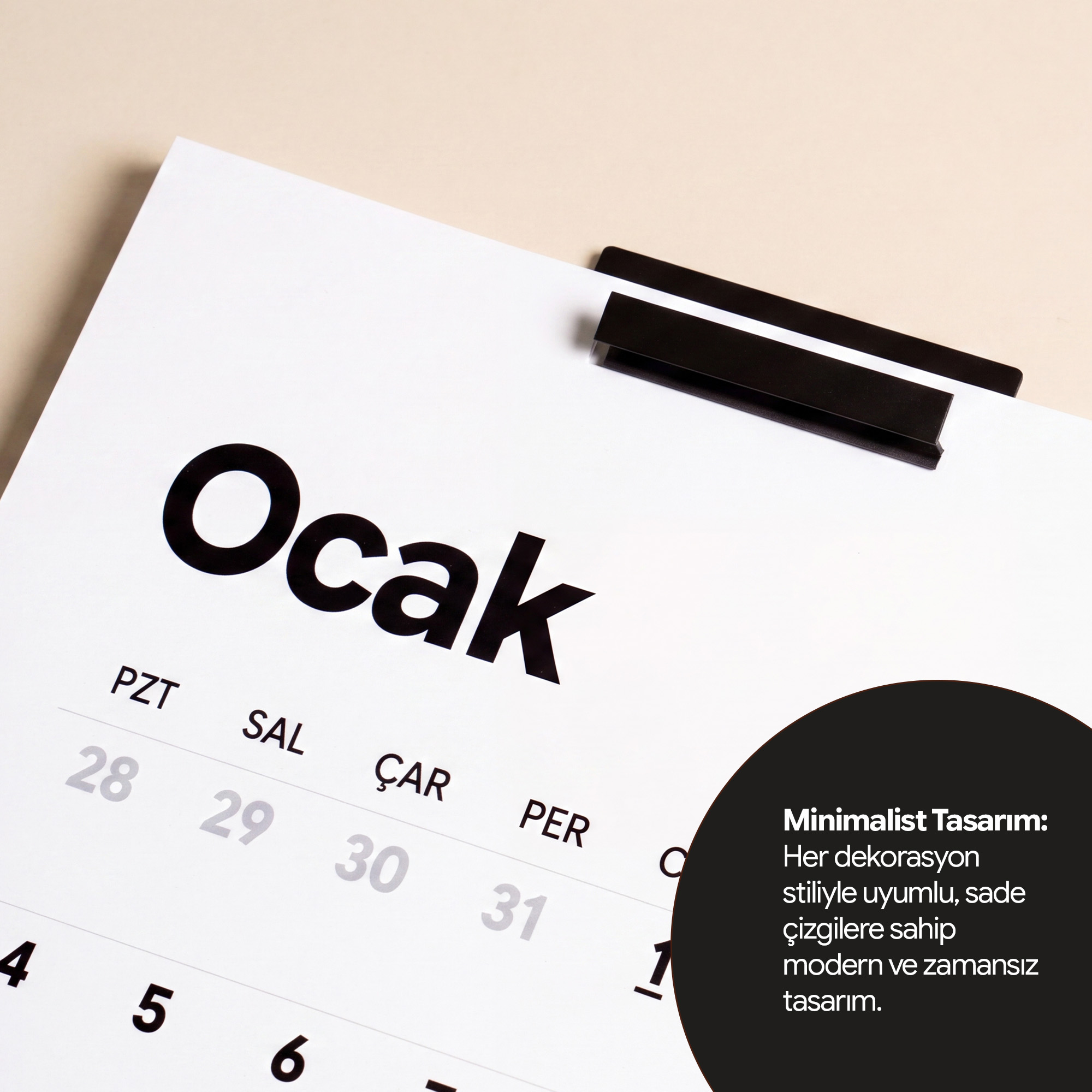 PlanCORE™ Wall Calendar Refill - 2027 Duvar Takvimi Yaprakları - Görsel 3