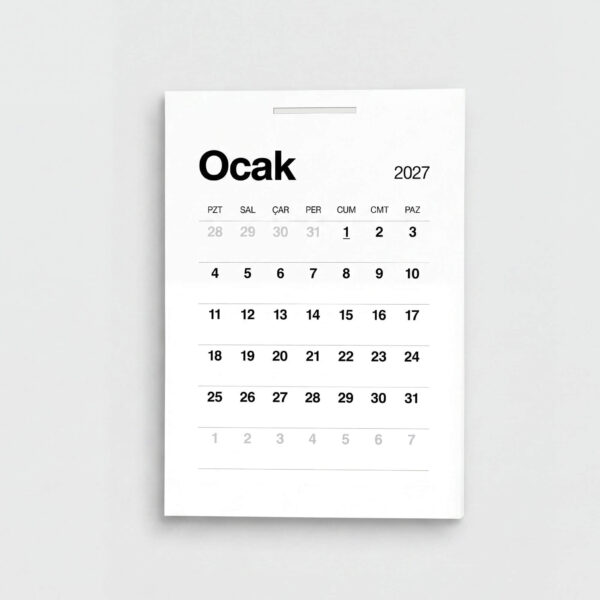 PlanCORE™ Wall Calendar Refill - 2027 Duvar Takvimi Yaprakları