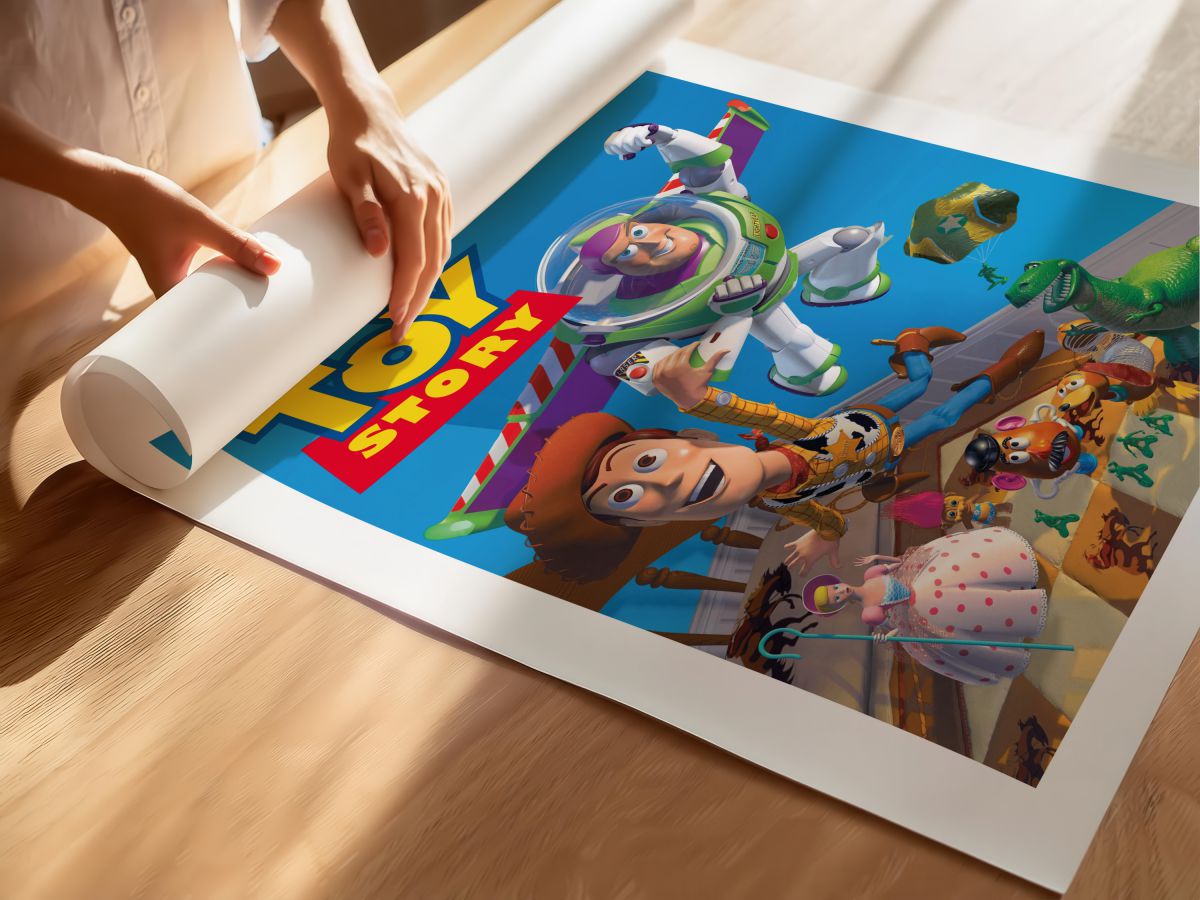 Toy Story (1995) Film Posteri, rulo yapılmış çerçevesiz poster