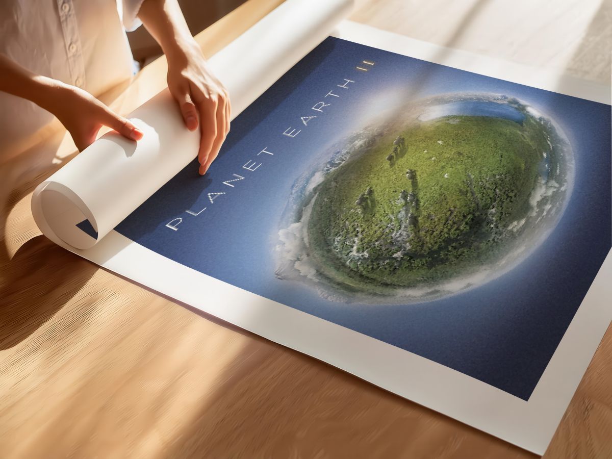 Planet Earth II Dizi Posteri, rulo yapılmış çerçevesiz poster