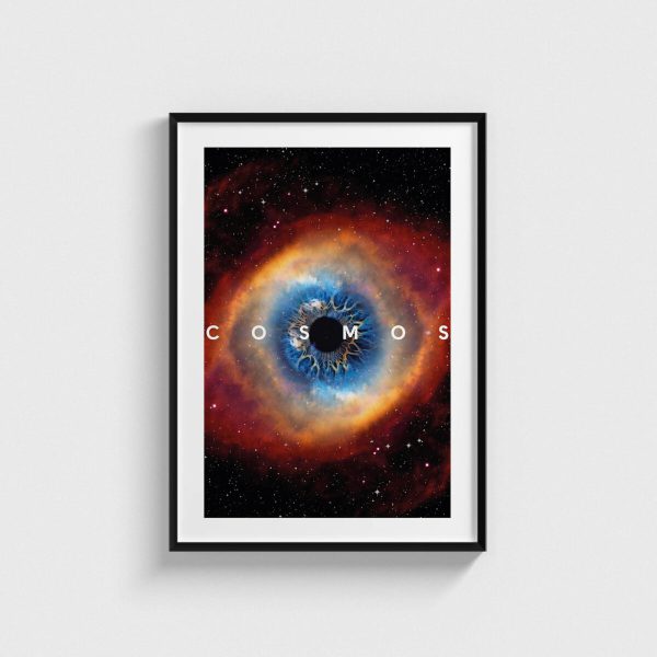Cosmos: A Spacetime Odyssey dizi posteri, siyah çerçeveli tablo