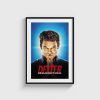 Dexter Resurrection dizi posteri, gülümseyen karakter tasarımı, siyah çerçeveli tablo
