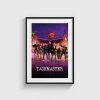 Taskmaster dizi posteri, kadro tasarımı, siyah çerçeveli tablo