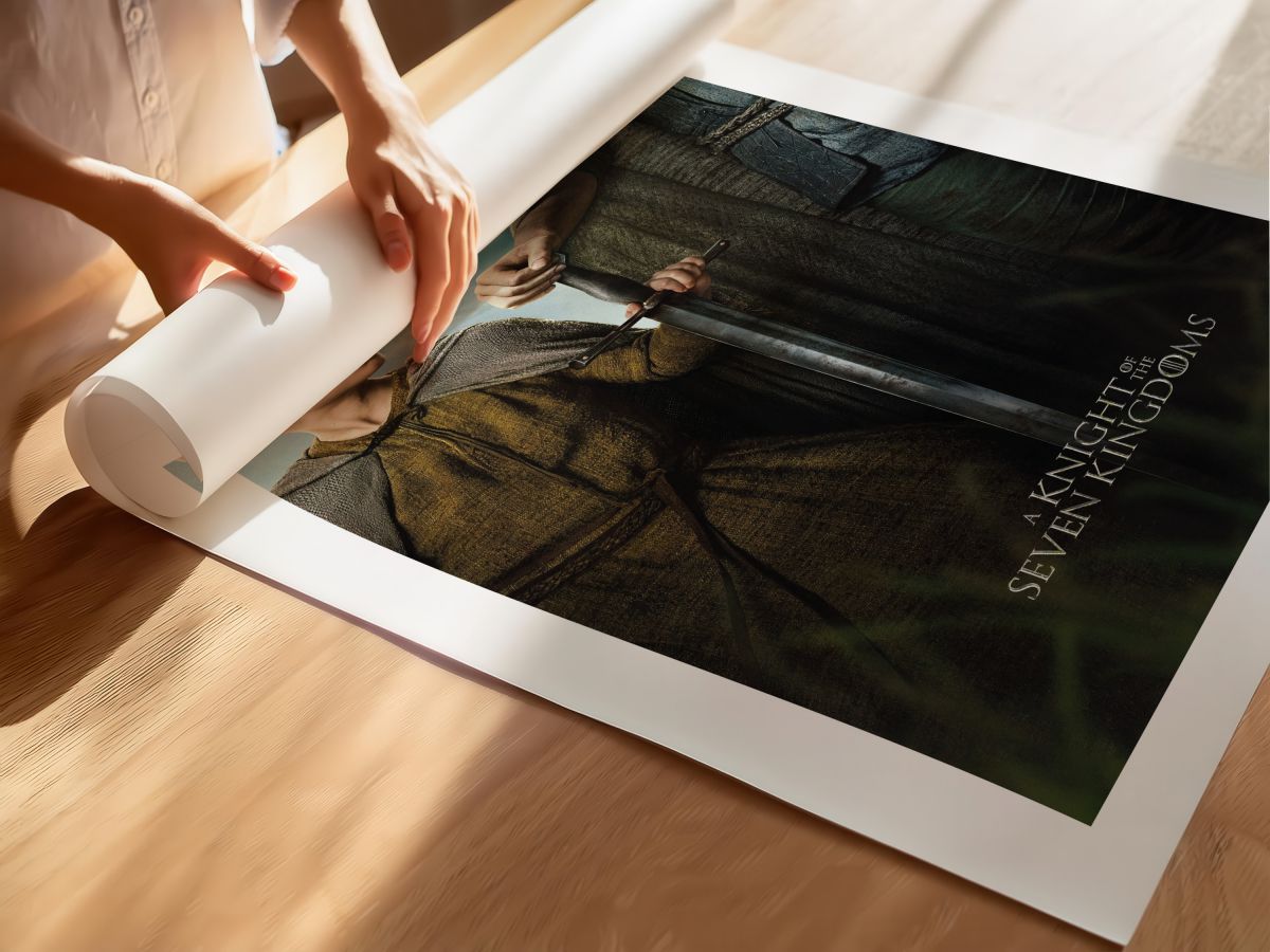 A Knight of the Seven Kingdoms Dizi Posteri, rulo yapılmış çerçevesiz poster