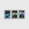 Harry Potter Üçlü Poster Seti, siyah çerçeveli tablo seti