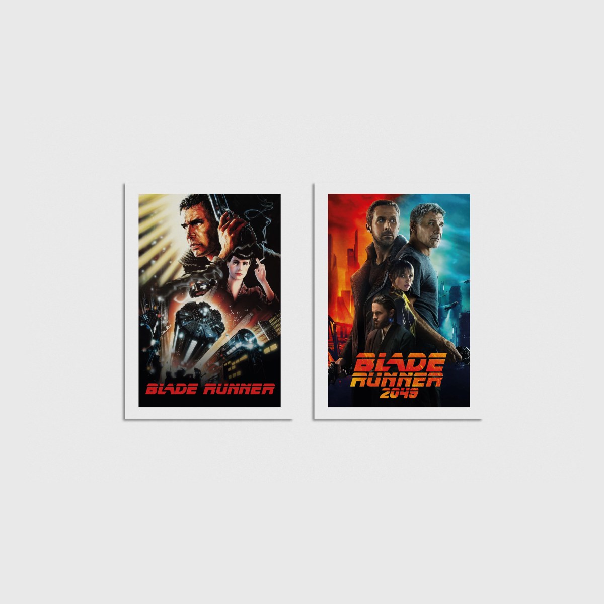 Blade Runner İkili Poster Seti, çerçevesiz poster seti