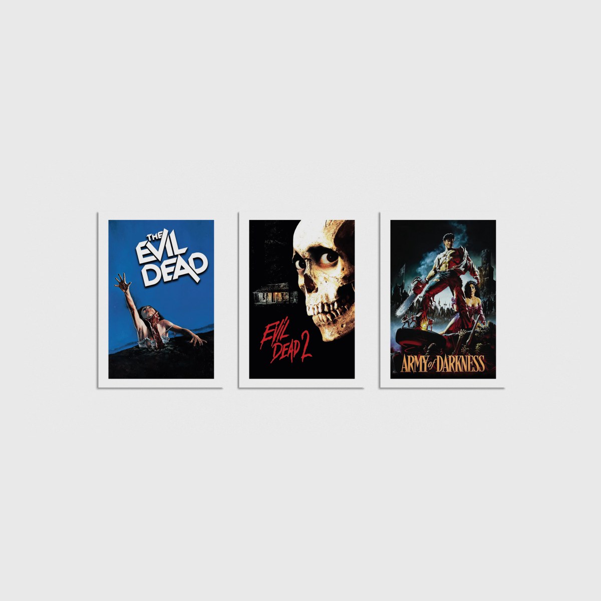 Evil Dead Üçlü Poster Seti, çerçevesiz poster seti