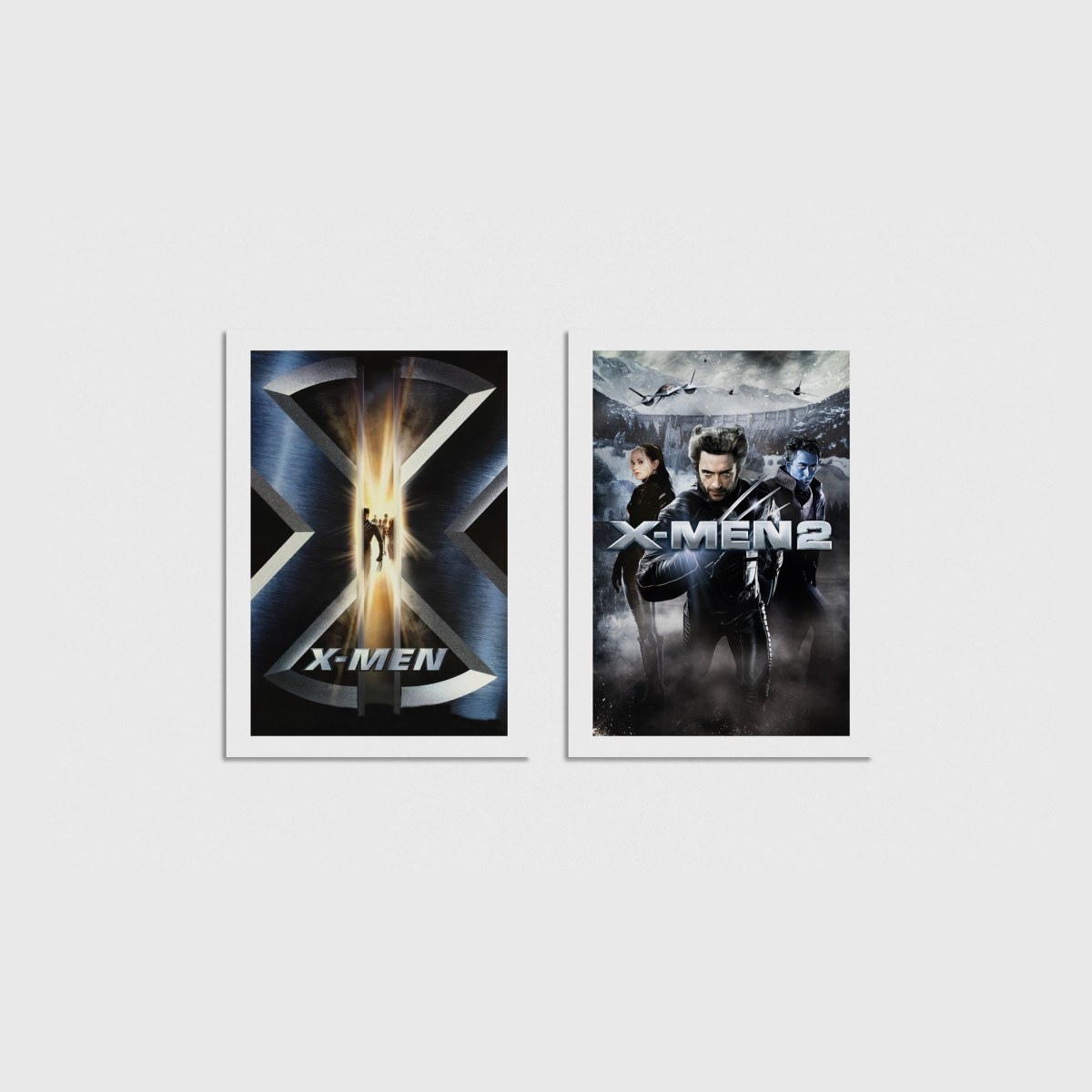 X-Men İkili Poster Seti, çerçevesiz poster seti